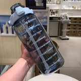 2L Large Capacity Water Bottle With Bounce Cover